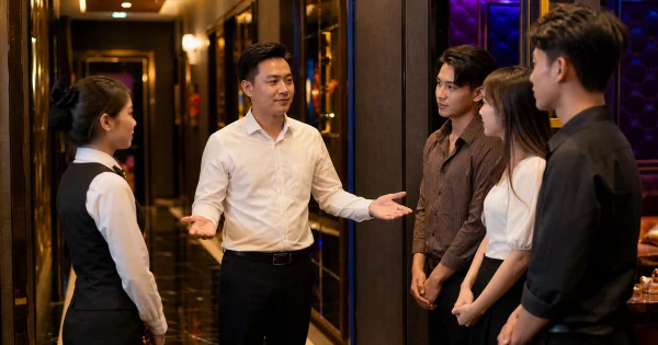 Cách xử lý khéo léo khi nhân viên quán karaoke mâu thuẫn với khách hàng