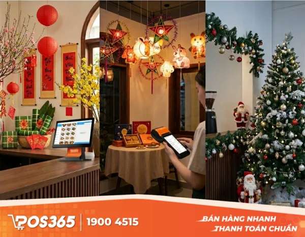 Kinh nghiệm decor quán cafe linh hoạt theo mùa (Lễ Tết, Noel, Trung Thu)