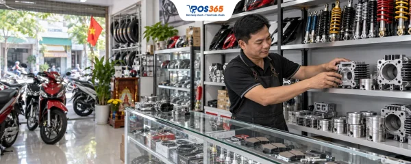 Kinh doanh phụ tùng xe máy 2026: Vốn, nguồn hàng và vận hành