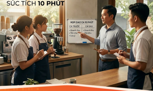 Cách tổ chức buổi họp giao ca quán cafe hiệu quả, súc tích trong 10 phút