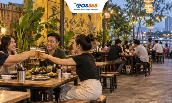 Mẫu thiết kế quán nhậu bình dân đẹp, tiết kiệm chi phí