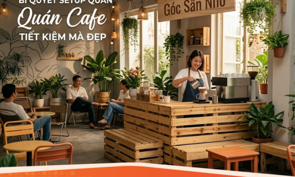 Kinh nghiệm cắt giảm chi phí setup quán cafe tối đa nhưng vẫn đẹp