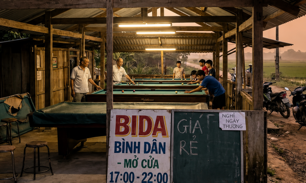 Tiềm năng và rủi ro khi kinh doanh bida bình dân ở nông thôn