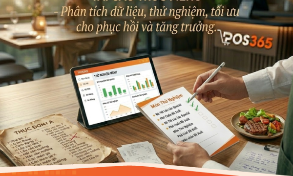 Tái cấu trúc thực đơn sau thời kỳ vắng khách: Các bước thử nghiệm