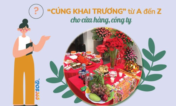 Hướng dẫn cúng khai trương cho công ty, cửa hàng từ A đến Z
