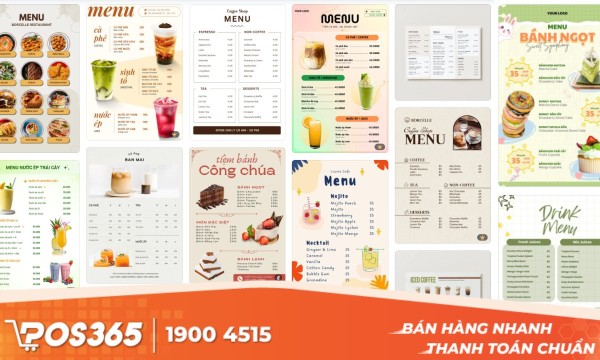 Hơn 100+ mẫu menu quán cafe được sử dụng nhiều nhất