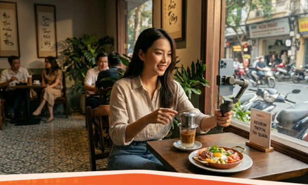 Khai thác Tiktok Review để phủ sóng thương hiệu quán cafe tại địa phương