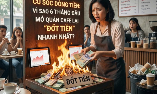Bài toán chi phí duy trì quán cafe trong 3-6 tháng đầu chưa có lãi