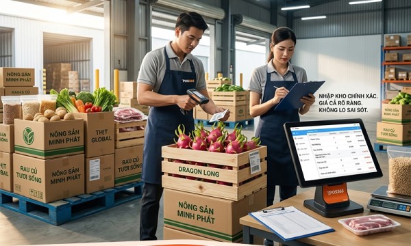 Quy trình nhập kho thực phẩm từ nhiều nhà cung cấp không lo sai sót giá