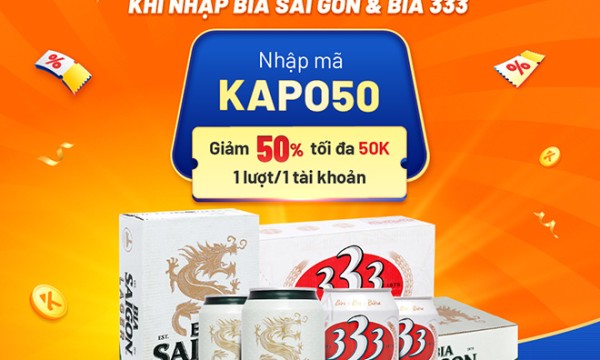 [KARAVAN x POS365] NHẬP SẢN PHẨM BIA, GIẢM ĐẾN 50%