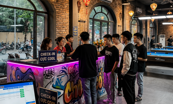 Decor quán bida với khu vực check-in siêu ngầu cho giới trẻ