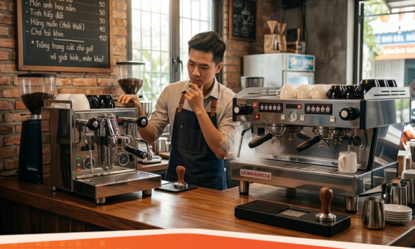 Kinh nghiệm chọn mua máy pha cafe Espresso (1 group/2 group) phù hợp công suất