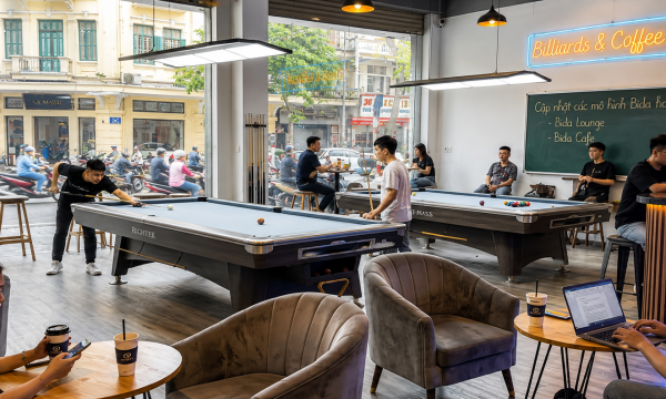 Cập nhật các mô hình Bida hot nhất: Bida Lounge, Bida Cafe